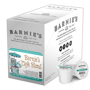 BARNIE's COFFEE TEA CO., Kitchen Single Cup for Keurig K Cup Brewers 24 , Barnie's  Blend, 24 Count
